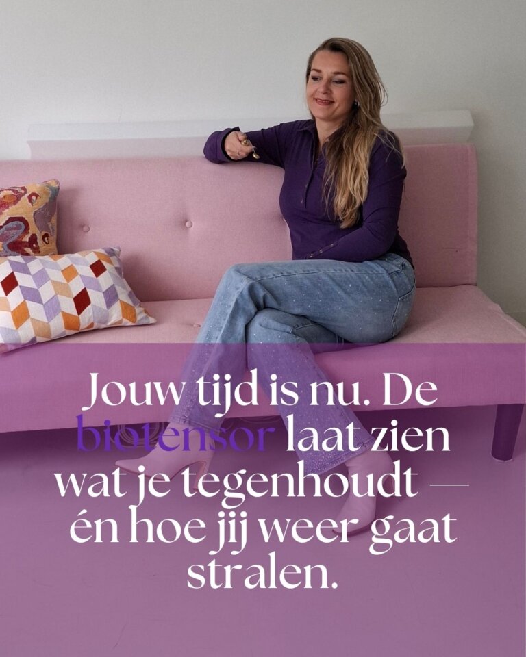 De biotensor laat zien wat jou nu tegenhoudt