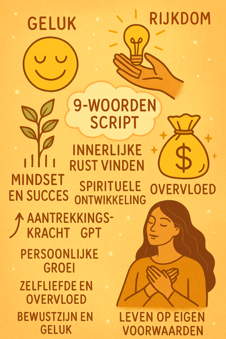 Geluk, Rijkdom en de Waarheid Achter het 9-Woorden Script